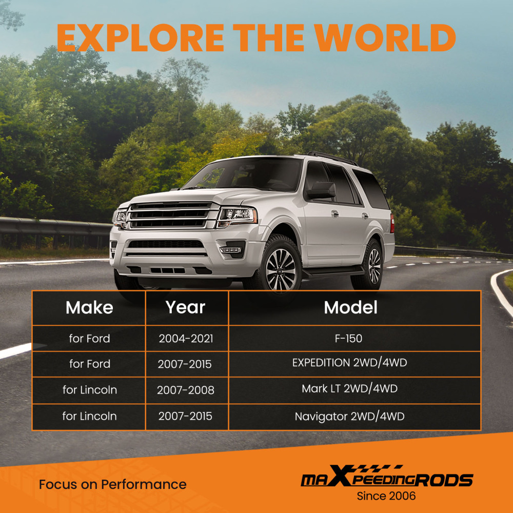 0-2 Lift Front Upper Control Arms LH RH For 2004-2023 Ford F-150 F150 2WD 4WD