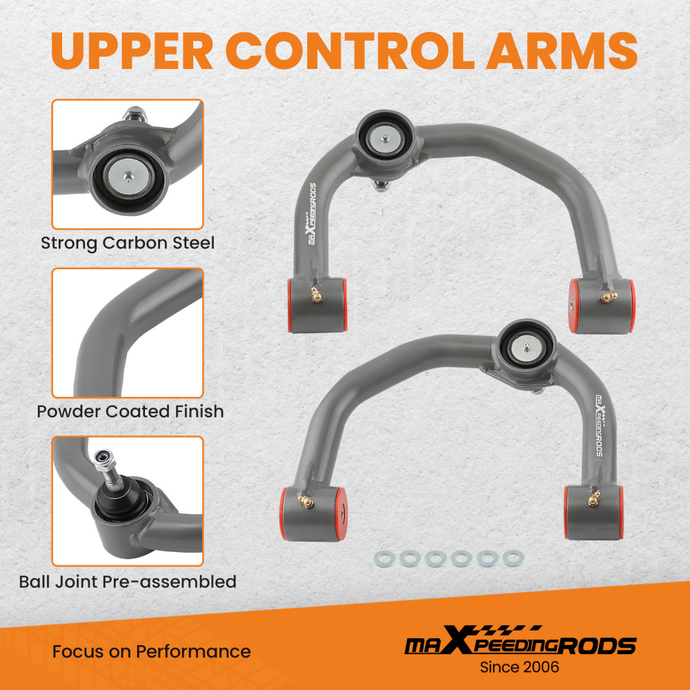 0-2 Lift Front Upper Control Arms LH RH For 2004-2023 Ford F-150 F150 2WD 4WD