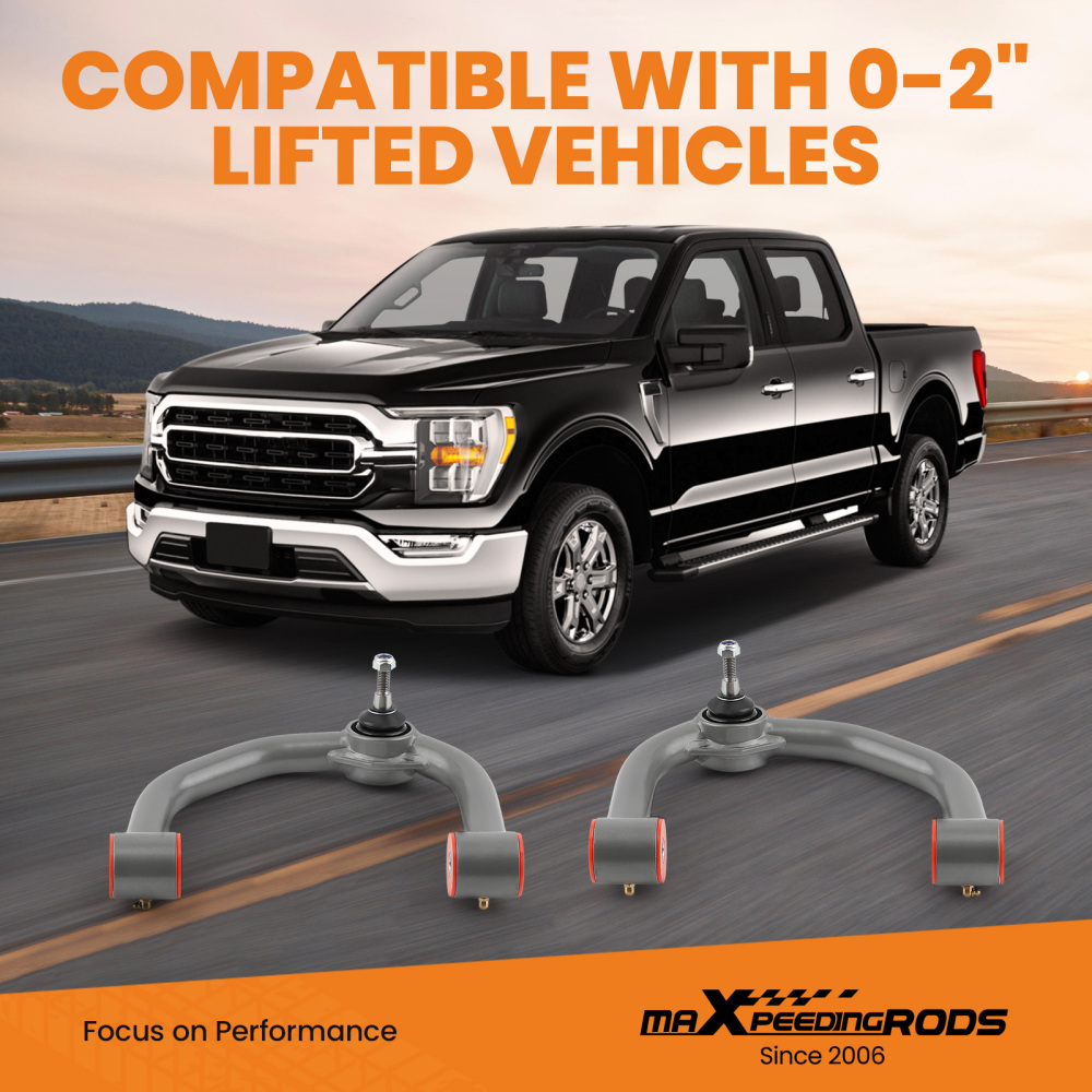 0-2 Lift Front Upper Control Arms LH RH For 2004-2023 Ford F-150 F150 2WD 4WD