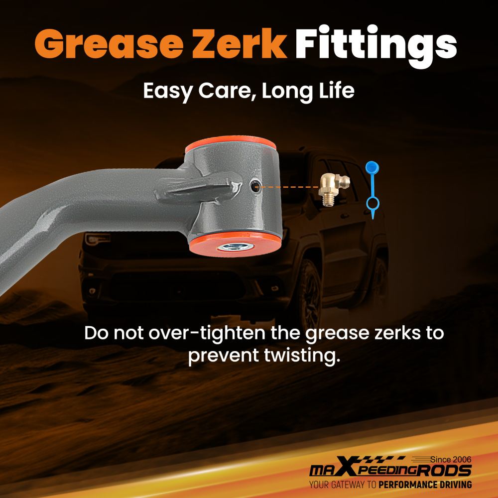 Suspension Front Upper Control Arms 2-4 Lift For 2004-2023 Ford F150 4X4 4WD