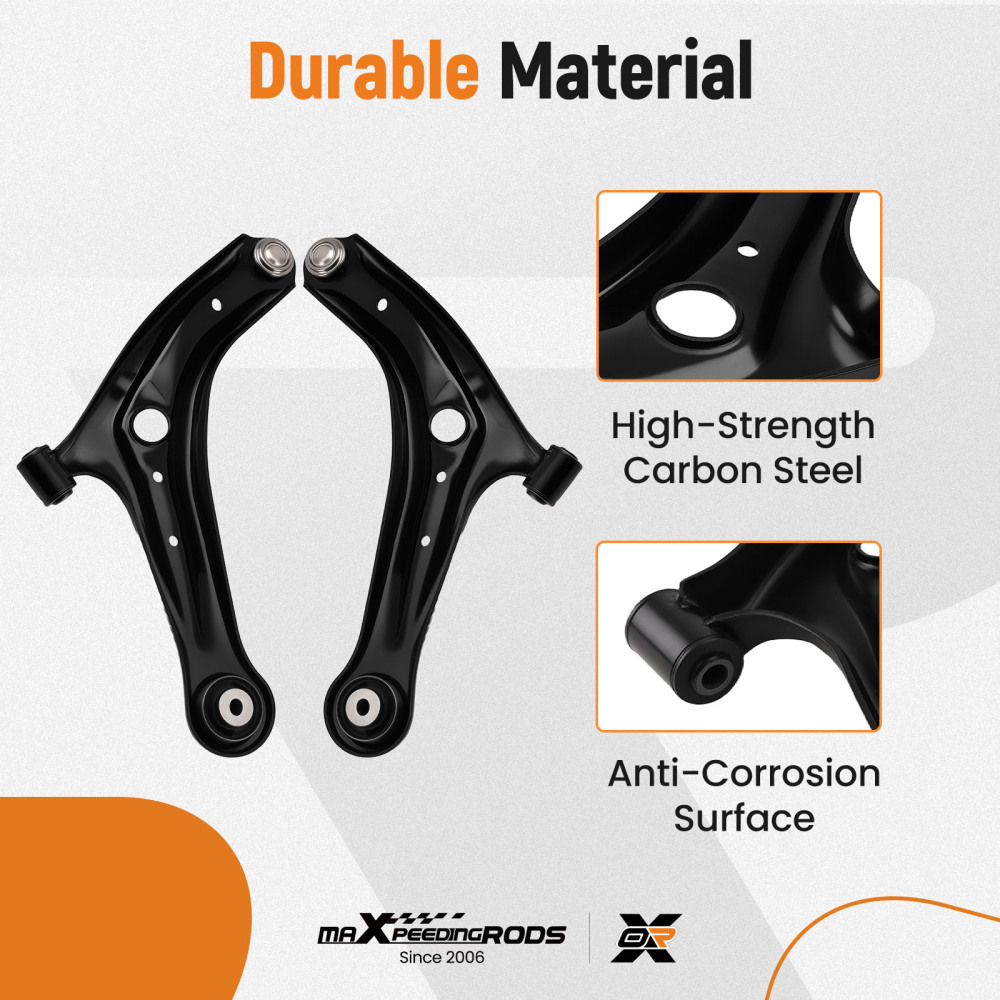BRACCI DI CONTROLLO INFERIORI ANTERIORI compatibile per FORD FIESTA VI 08-17 compatibile per MAZDA 2 07-15