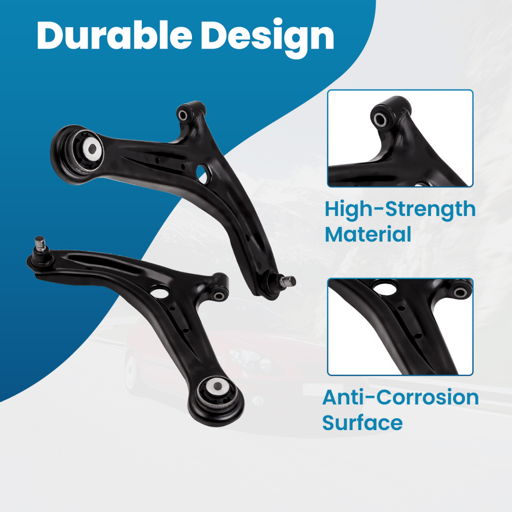 Front Left/Right Suspension Wishbone Arms 1.4 1.6 TDCI for Fiesta MK7 2008-2015