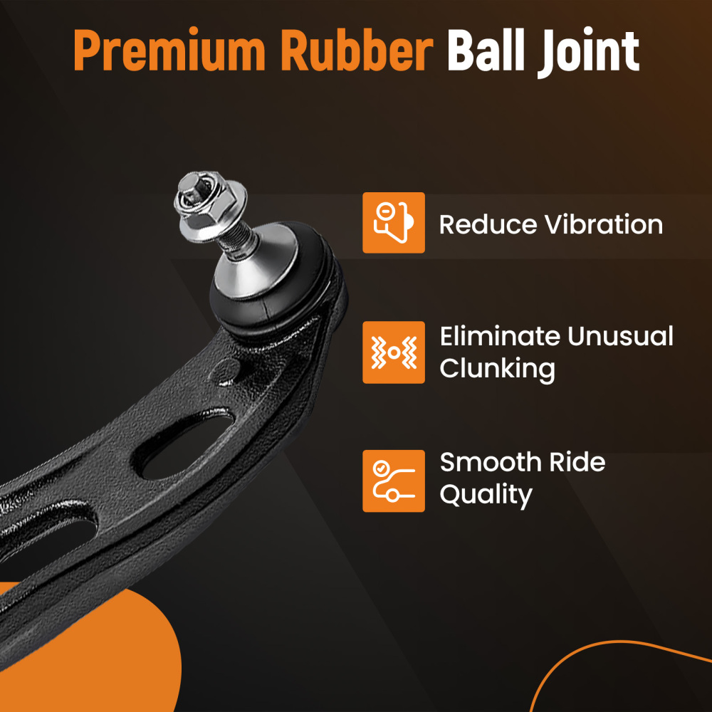 Front Lower Control Arm Tie Rods Kit compatible for Ford Flex Taurus compatible for Lincoln MKS MKT 10-12