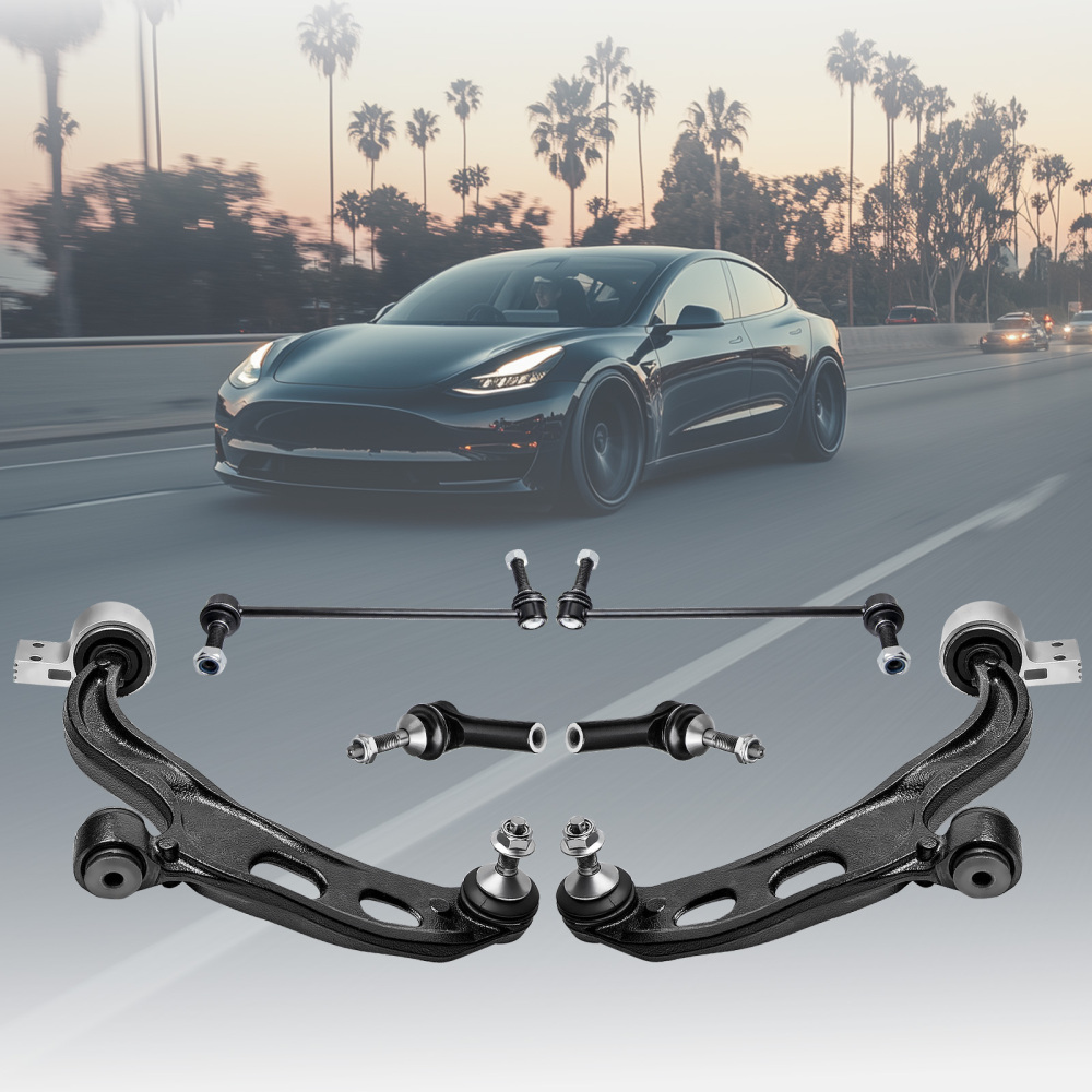 Front Lower Control Arm Tie Rods Kit compatible for Ford Flex Taurus compatible for Lincoln MKS MKT 10-12