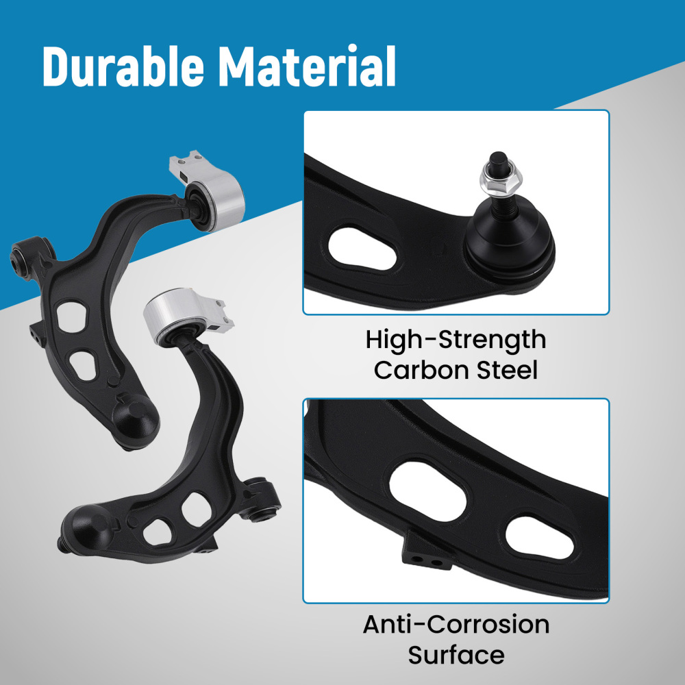 maXpeedingrods Front Lower Control Arms Sway Bars Tie Rods Compatible For Lincoln MKS MKT Ford Taurus Flex