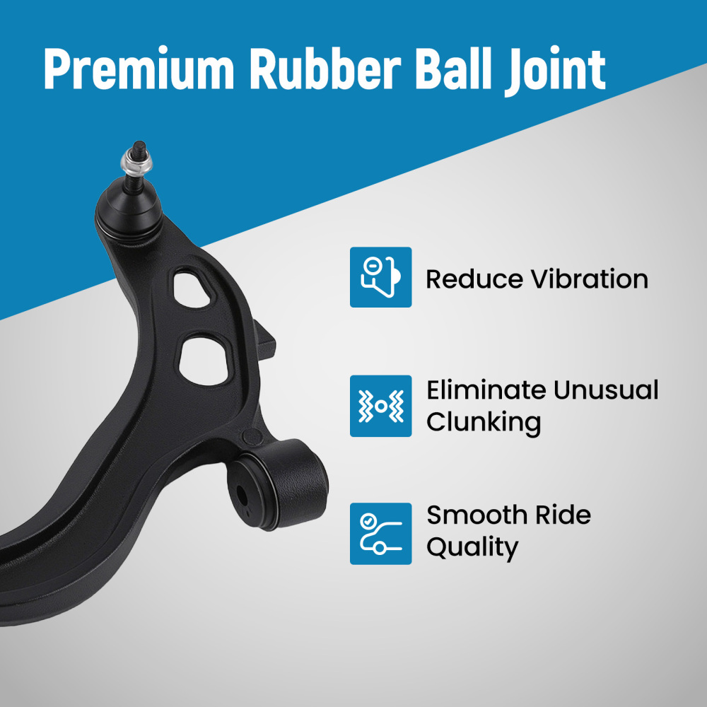 maXpeedingrods Front Lower Control Arms Sway Bars Tie Rods Compatible For Lincoln MKS MKT Ford Taurus Flex