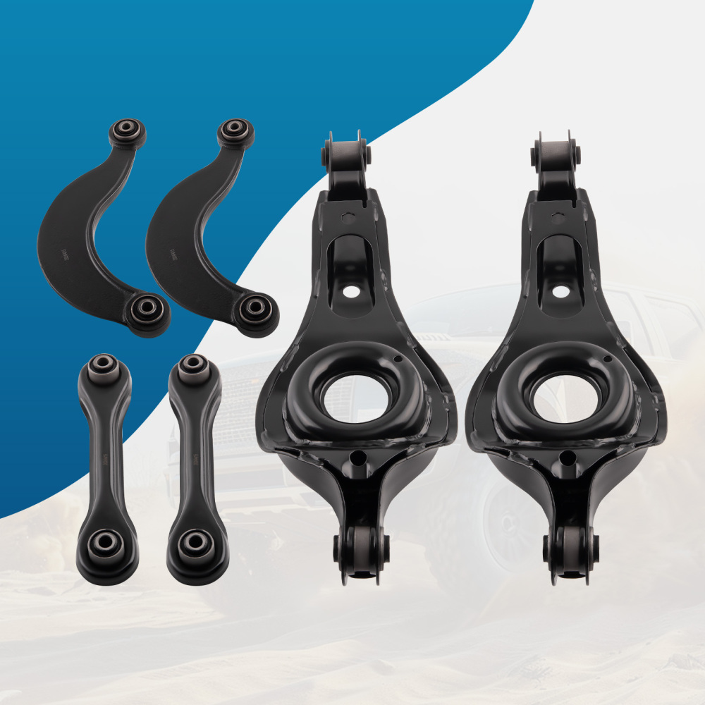 6 Pcs Rear Forward Rearward Control Arm compatible for Ford Focus 2000-2006 ZX3 3 Door