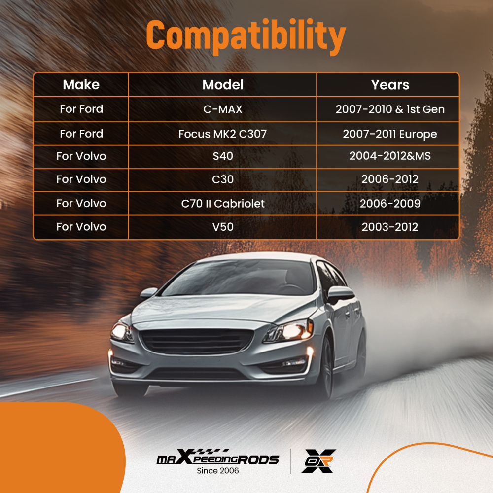 BRAZO DE CONTROL DELANTERO compatible para VOLVO S40 2004-2012&MS compatible para FORD C-MAX 2007-2010 MK2