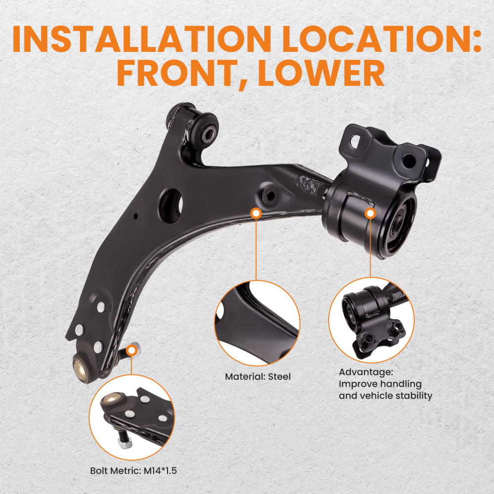 BRAZO DE CONTROL DELANTERO compatible para VOLVO S40 2004-2012&MS compatible para FORD C-MAX 2007-2010 MK2