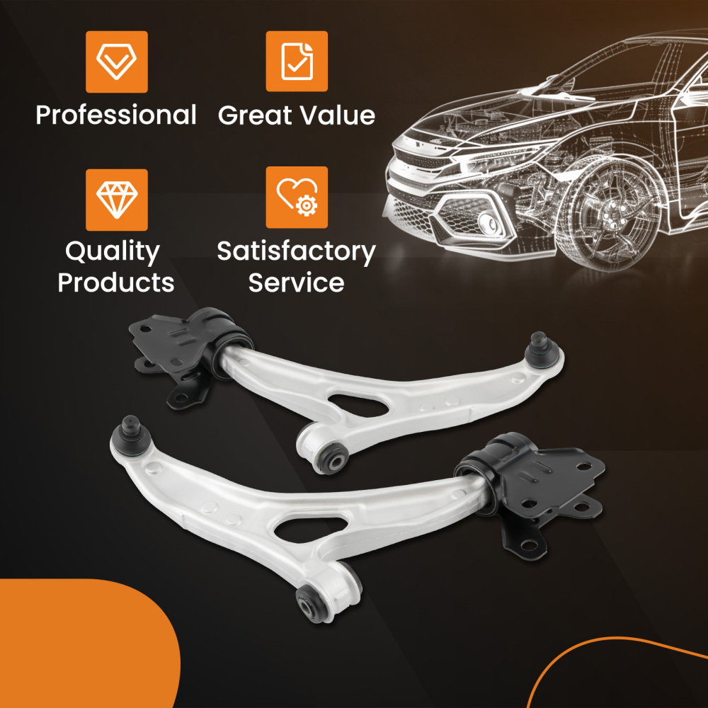 2x Front Lower Control Arm w/Ball Joints for 2012 2013-2018 compatible for Ford Focus C-Max