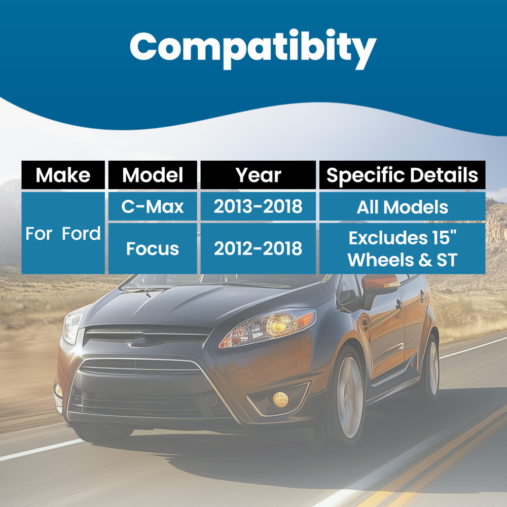 2x Front Lower Control Arm w/Ball Joints for 2012 2013-2018 compatible for Ford Focus C-Max