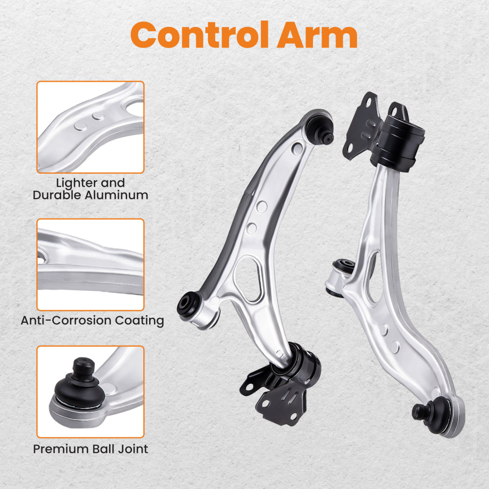 2x Front Lower Control Arm w/Ball Joints for 2012 2013-2018 compatible for Ford Focus C-Max