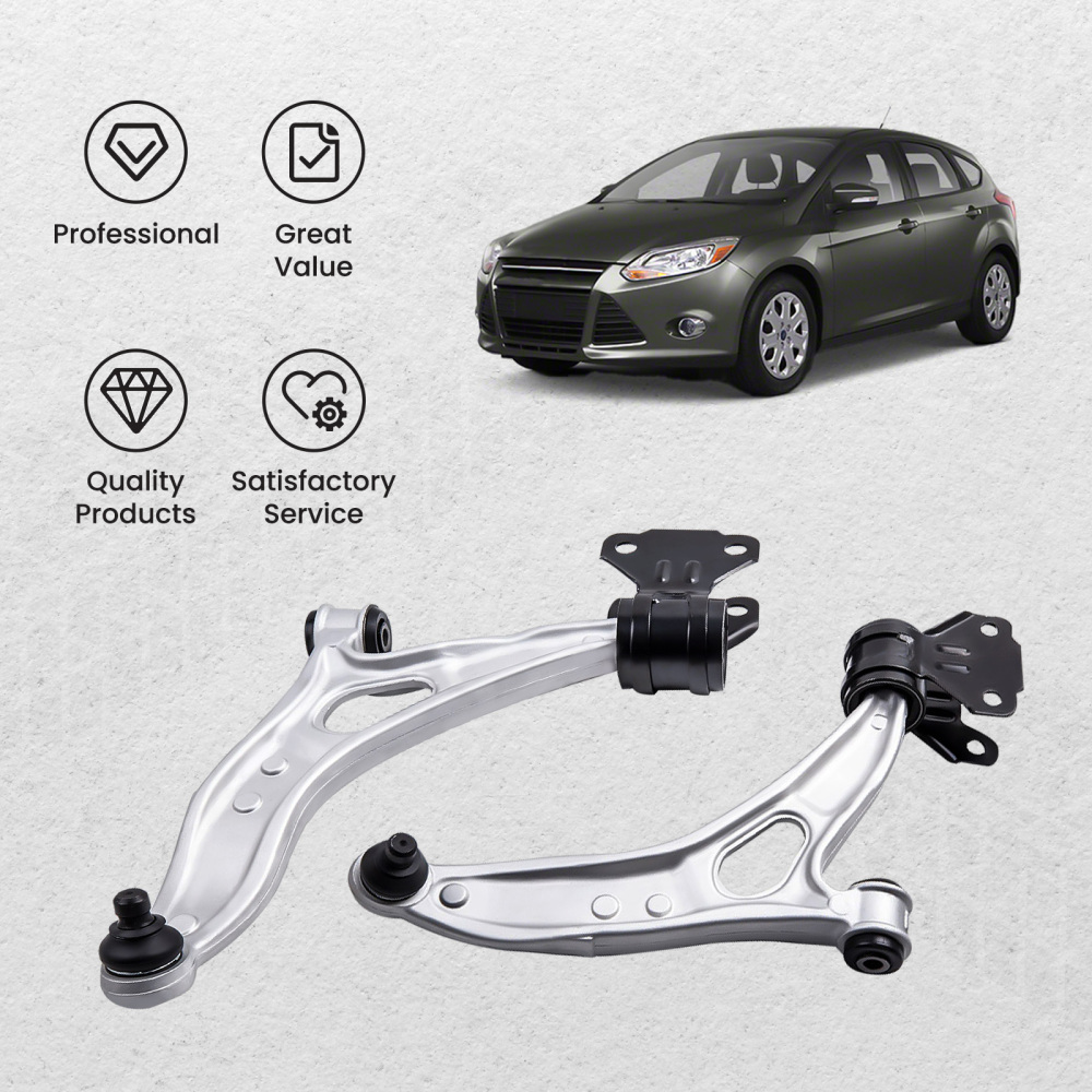 2x Front Lower Control Arm w/Ball Joints for 2012 2013-2018 compatible for Ford Focus C-Max