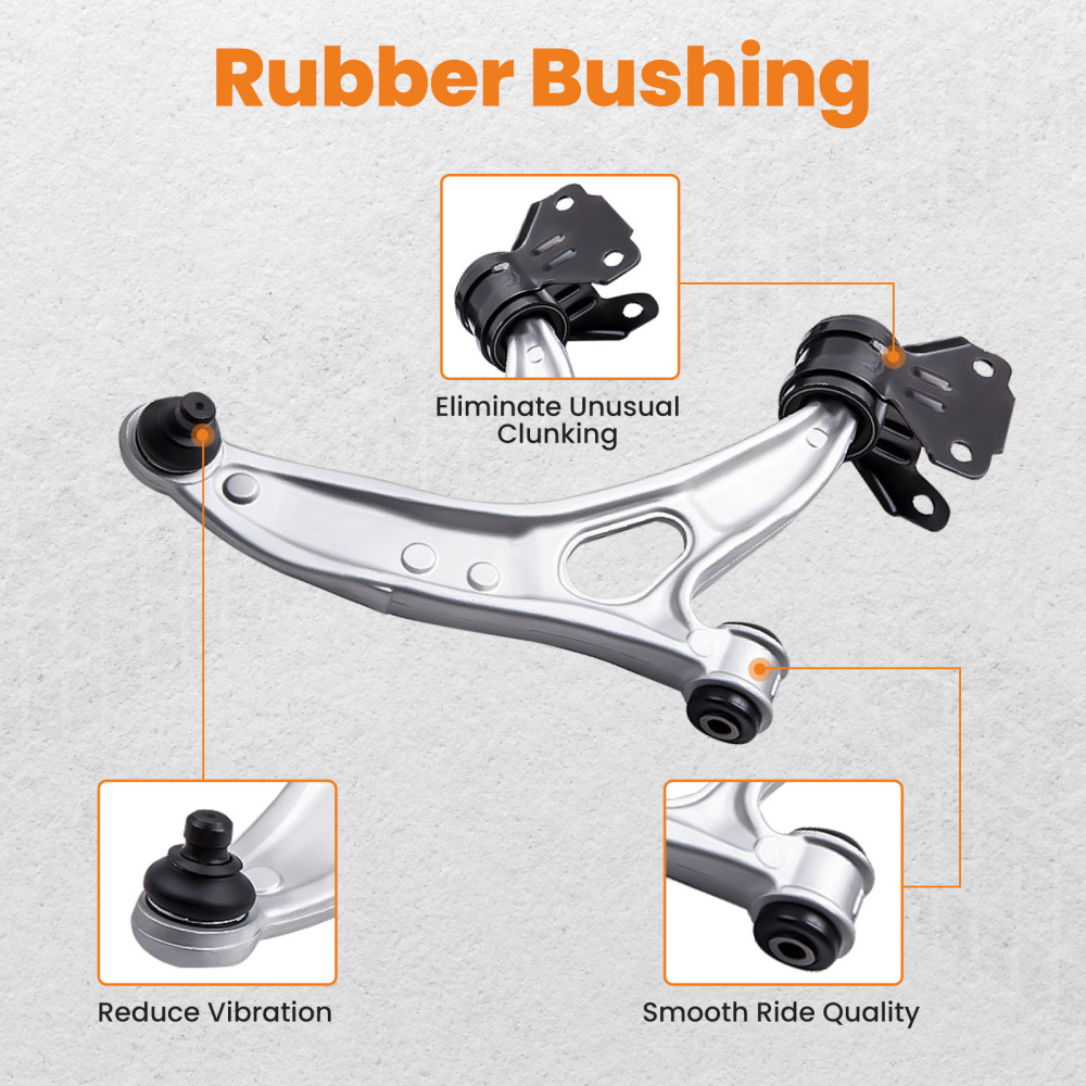 2x Front Lower Control Arm & Ball Joint Assembly compatible for Ford Focus 2012-2018 C-Max