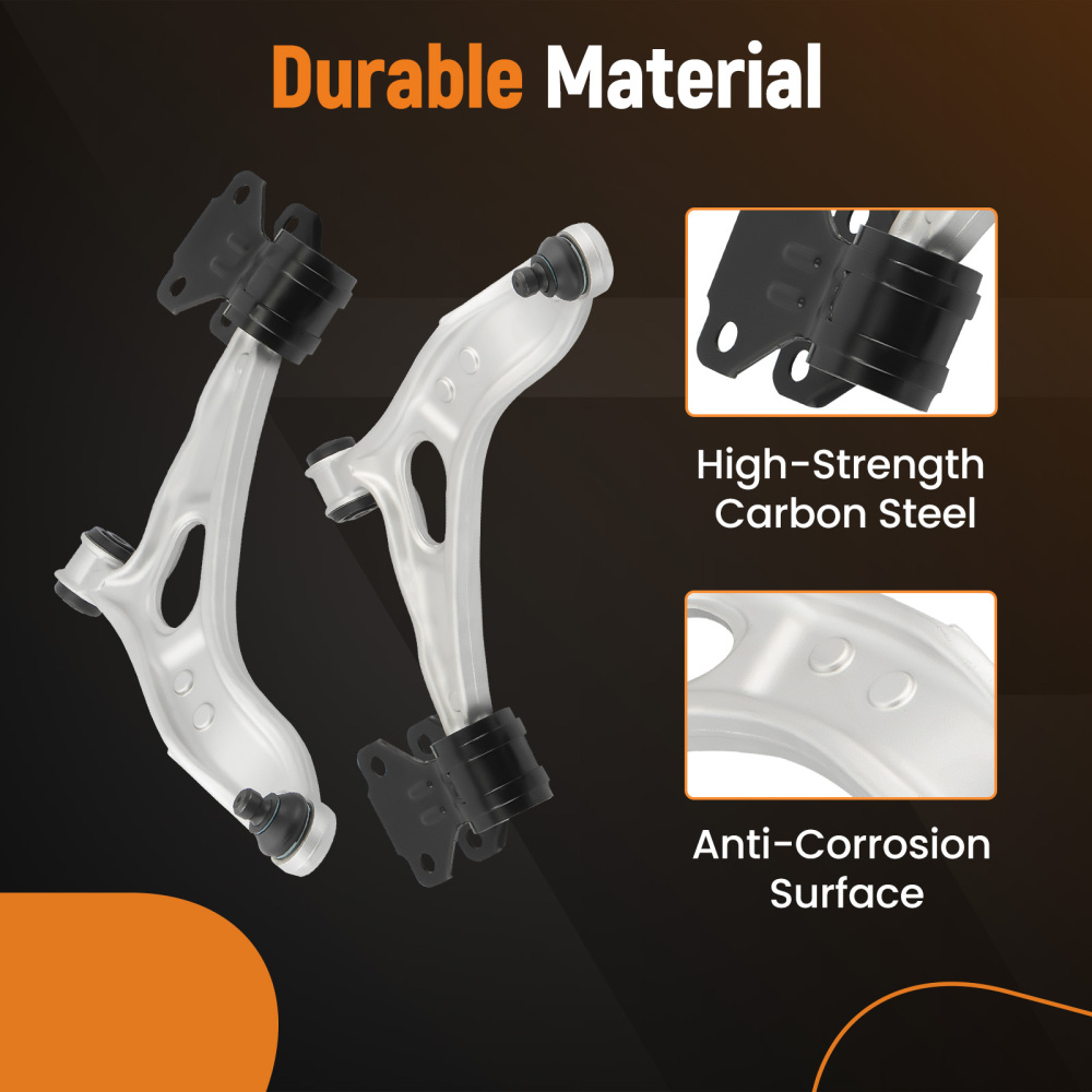2x Front Lower Control Arm & Ball Joint Assembly compatible for Ford Focus 2012-2018 C-Max