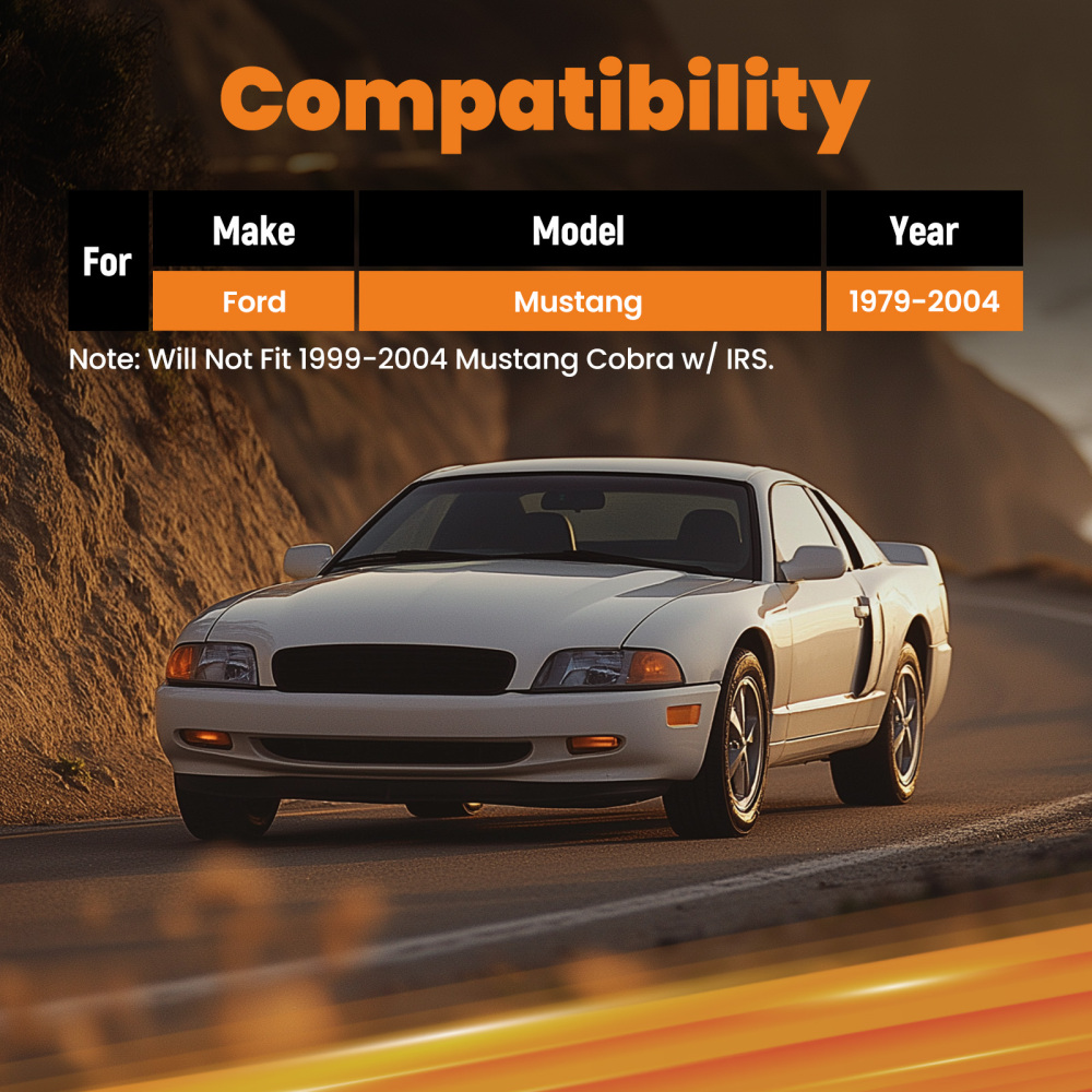 Compatible for Ford Mustang 1979-2004 Rear Upper Adjustable Control Arms with Bushing suspension arms