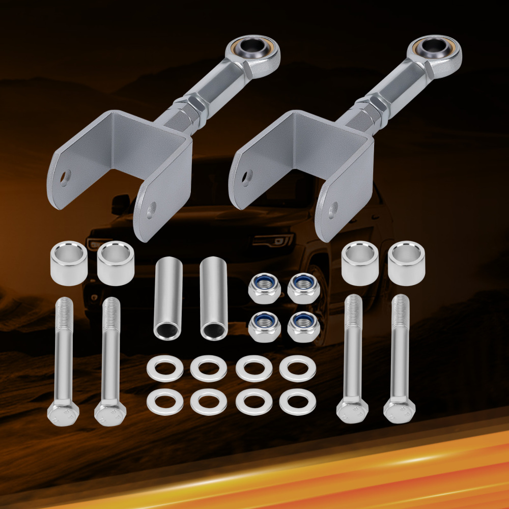 Compatible for Ford Mustang 1979-2004 Rear Upper Adjustable Control Arms with Bushing suspension arms