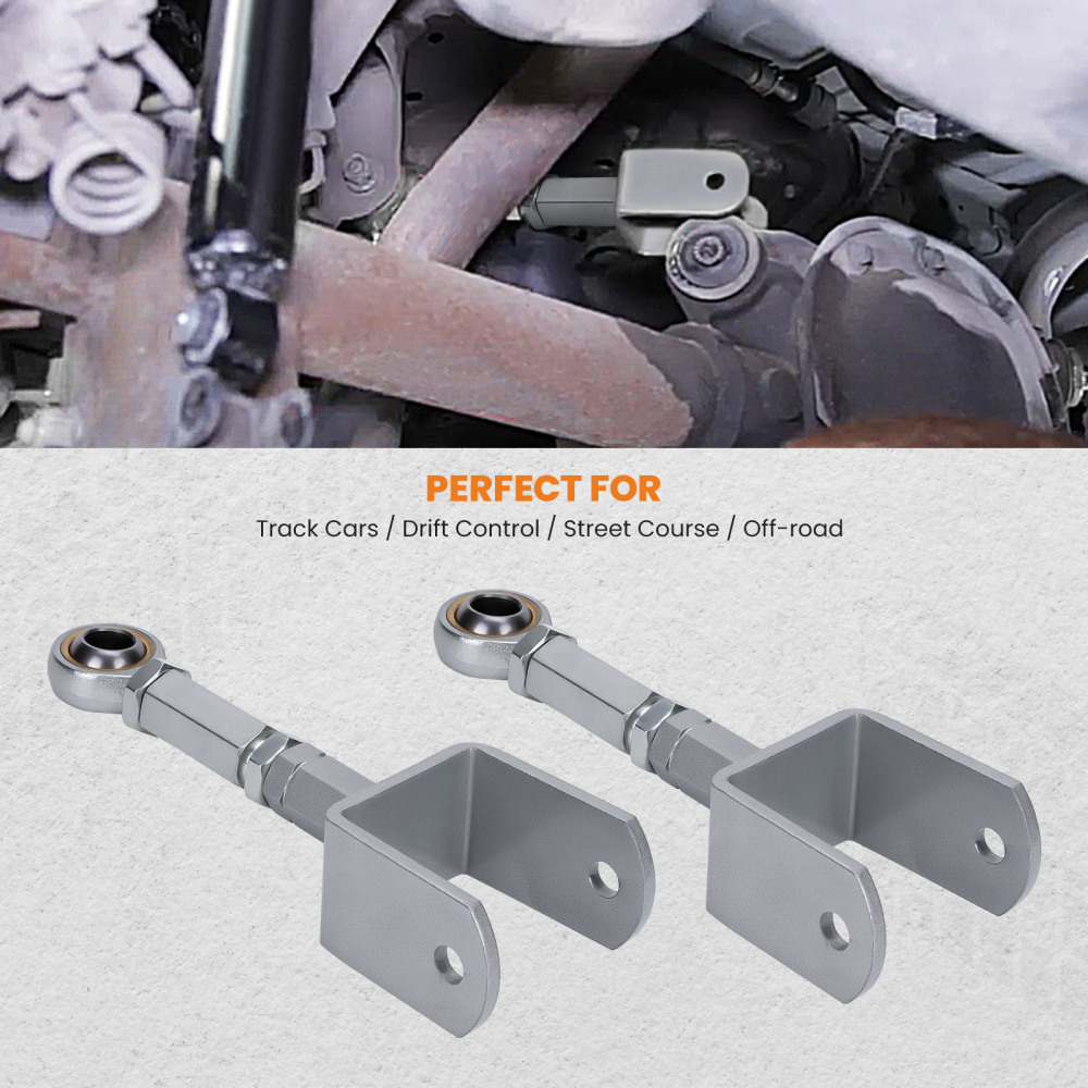 Compatible for Ford Mustang 1979-2004 Rear Upper Adjustable Control Arms with Bushing suspension arms
