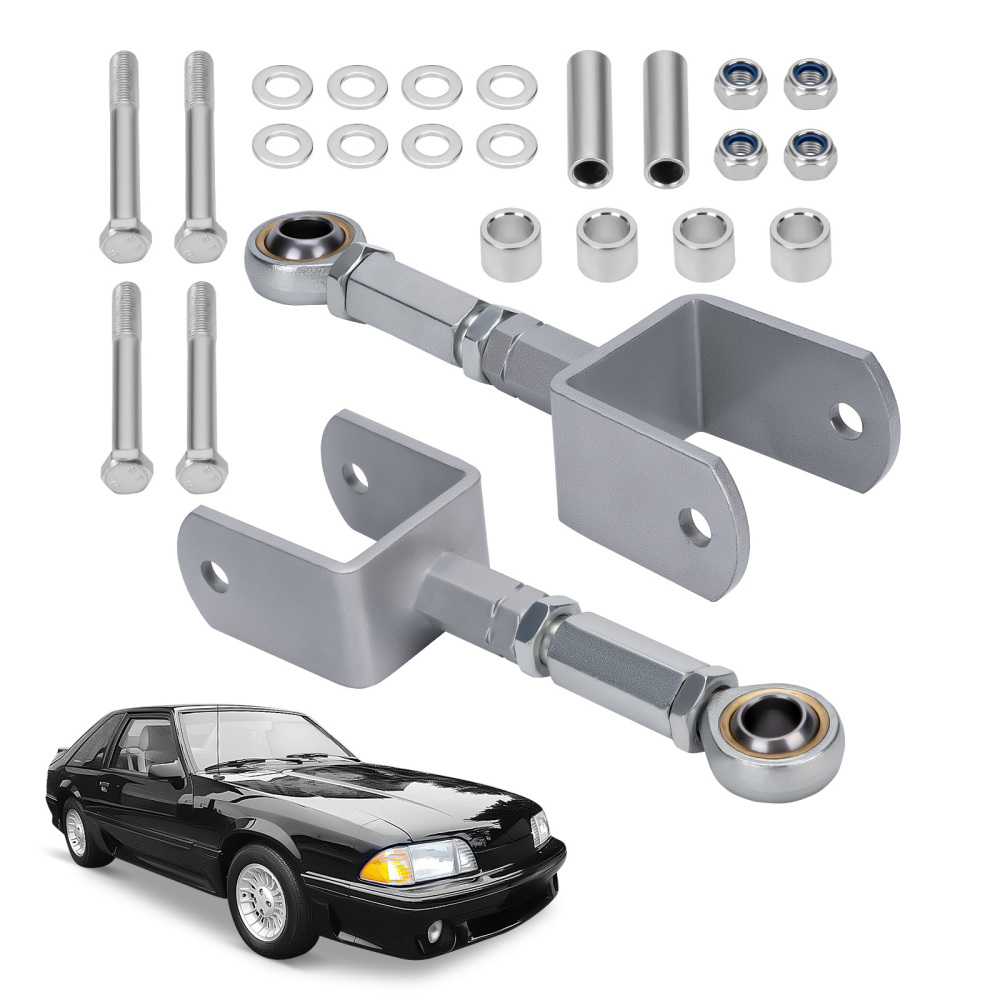 Compatible for Ford Mustang 1979-2004 Rear Upper Adjustable Control Arms with Bushing suspension arms
