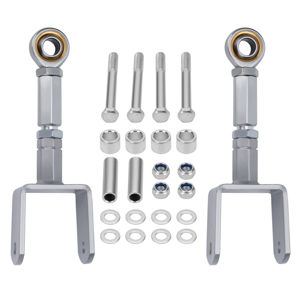 Compatible for Ford Mustang 1979-2004 Rear Upper Adjustable Control Arms with Bushing suspension arms