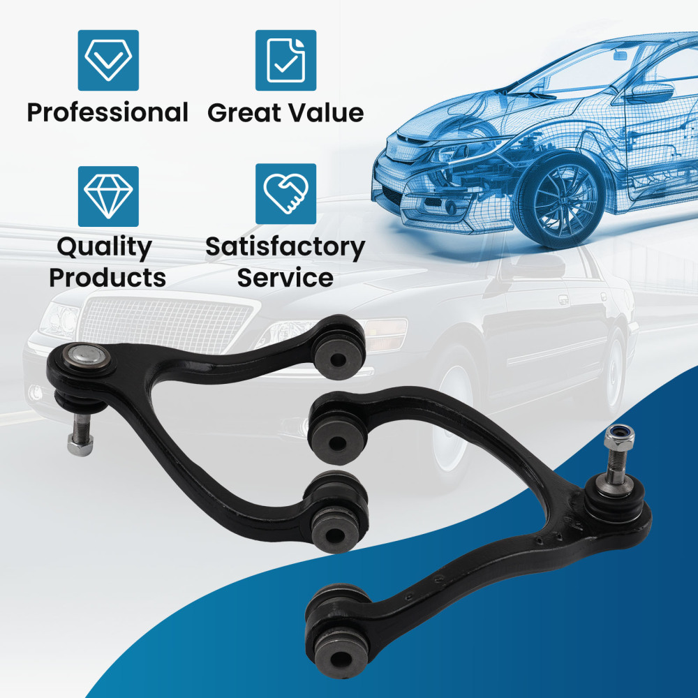 maXpeedingrods K80040 K80038 Front Upper Control Arm Compatible for Ford Crown