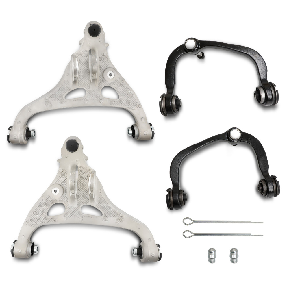 Set of 4 Front Upper Lower Control Arms w/Ball Joint For 2004-2008 compatible for Ford F-150