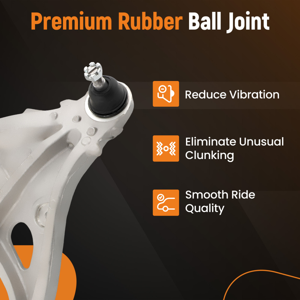 Set of 4 Front Upper Lower Control Arms w/Ball Joint For 2004-2008 compatible for Ford F-150