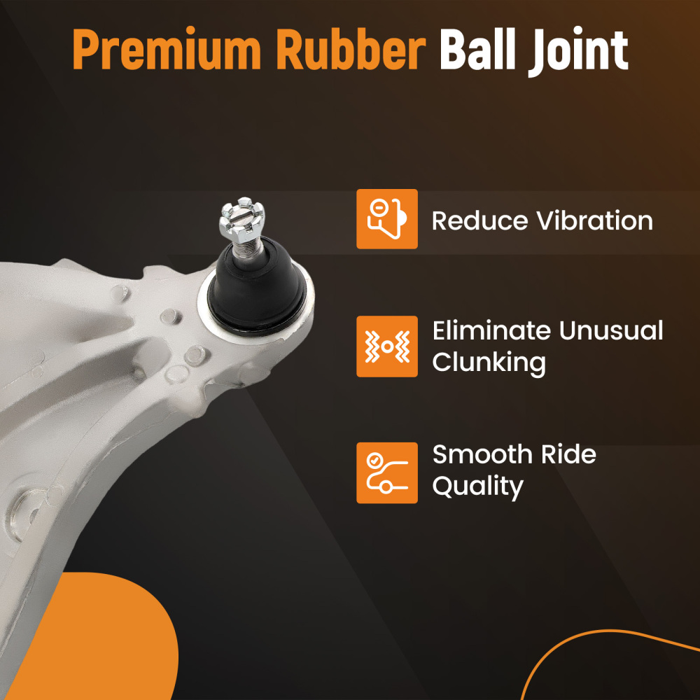 Set of 4 Front Upper Lower Control Arms w/Ball Joint For 2004-2008 compatible for Ford F-150