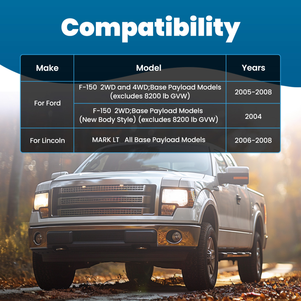 2x Front Lower Control Arm w/ Ball Joint for 2004 2005-2008 compatible for Ford F-150 Mark LT