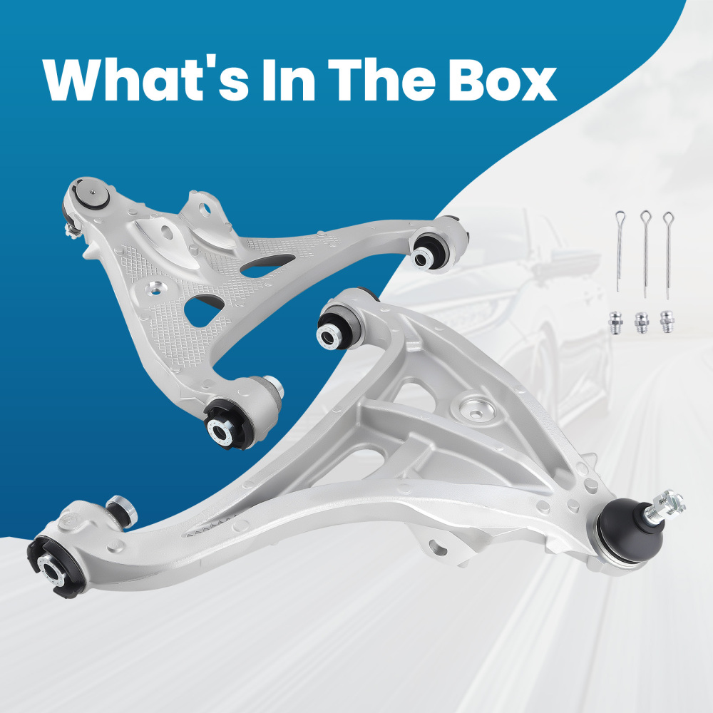 2x Front Lower Control Arm w/ Ball Joint for 2004 2005-2008 compatible for Ford F-150 Mark LT