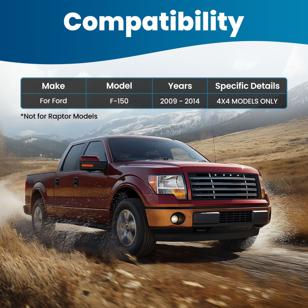 maXpeedingrods 10Pcs 4WD Front Upper Control Arm Kit Compatible for Ford F-150 2009-2014