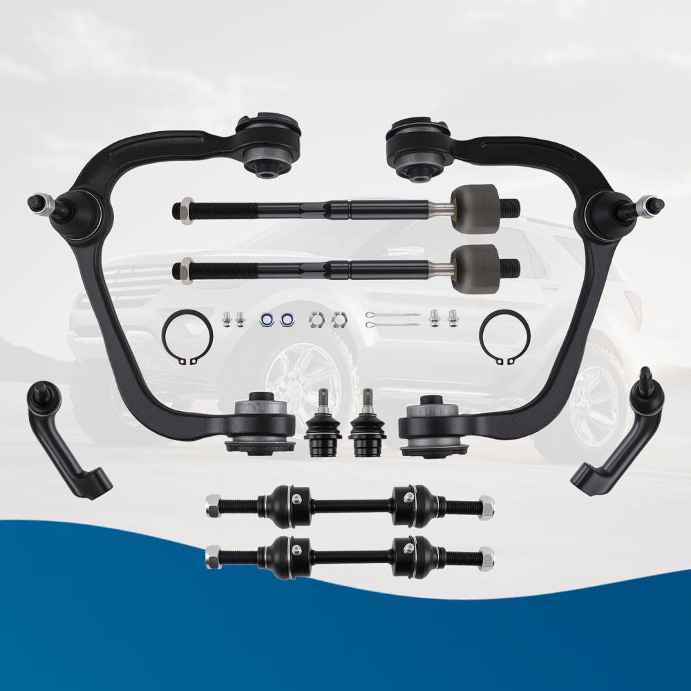 maXpeedingrods 10Pcs 4WD Front Upper Control Arm Kit Compatible for Ford F-150 2009-2014