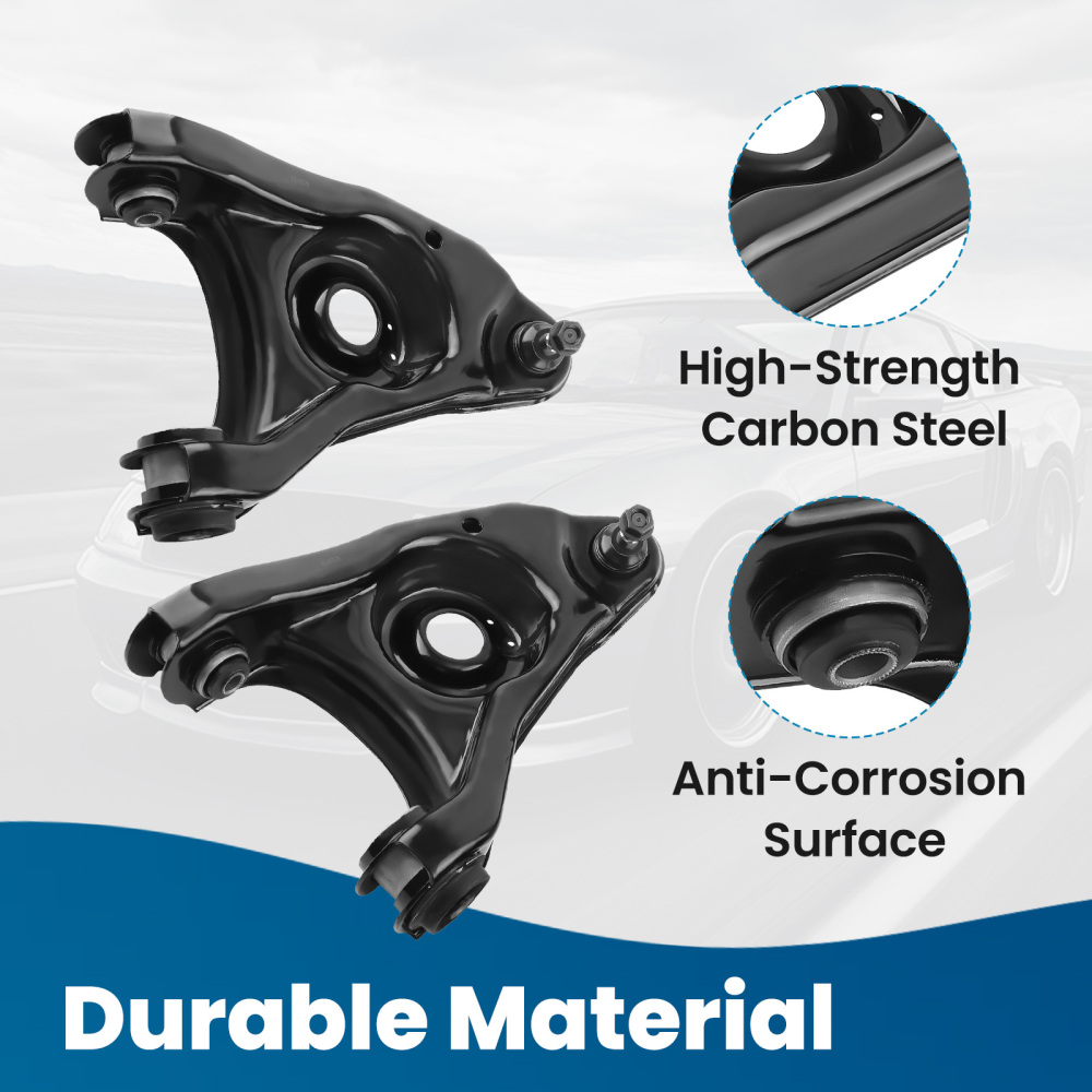 Front Lower Control Arms w/Ball Joint for 1994-2004 compatible for Ford Mustang K620900 K620899