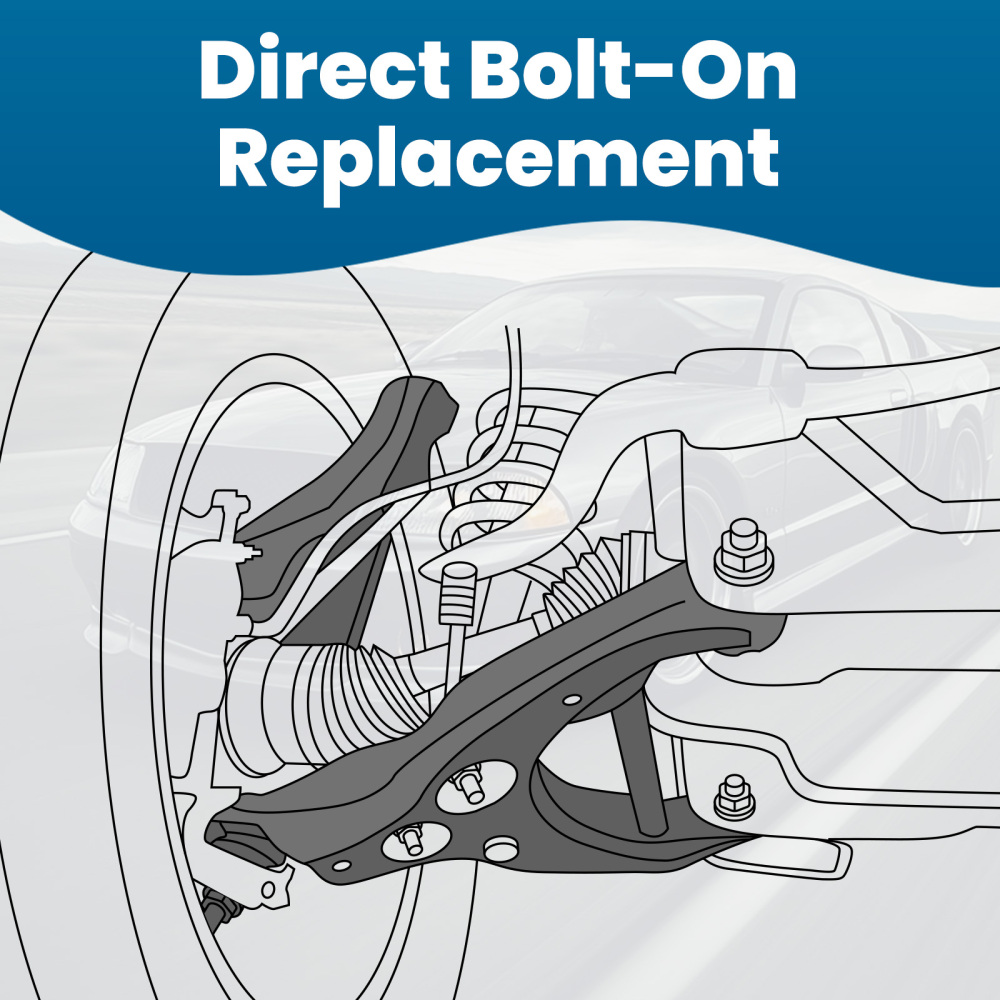 Front Lower Control Arms w/Ball Joint for 1994-2004 compatible for Ford Mustang K620900 K620899