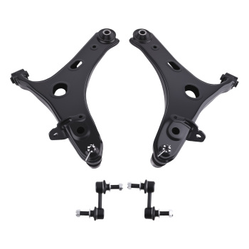4pc Front Lower Control Arms + Sway Bar Left Right for 2014-2018 compatible for Subaru Forester