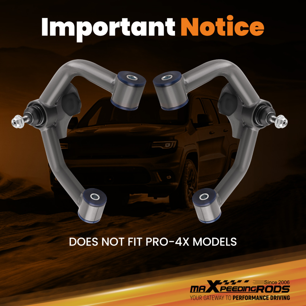 2pcs Front Upper Control Arms 1-3 Lift for 2005-2016 compatible for Nissan Frontier Pathfinder