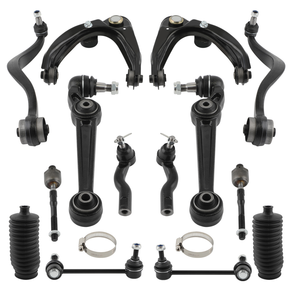 14pcs Front Upper Lower Control Arm Sway Bar compatible for Ford Fusion compatible for Lincoln 2007-2009