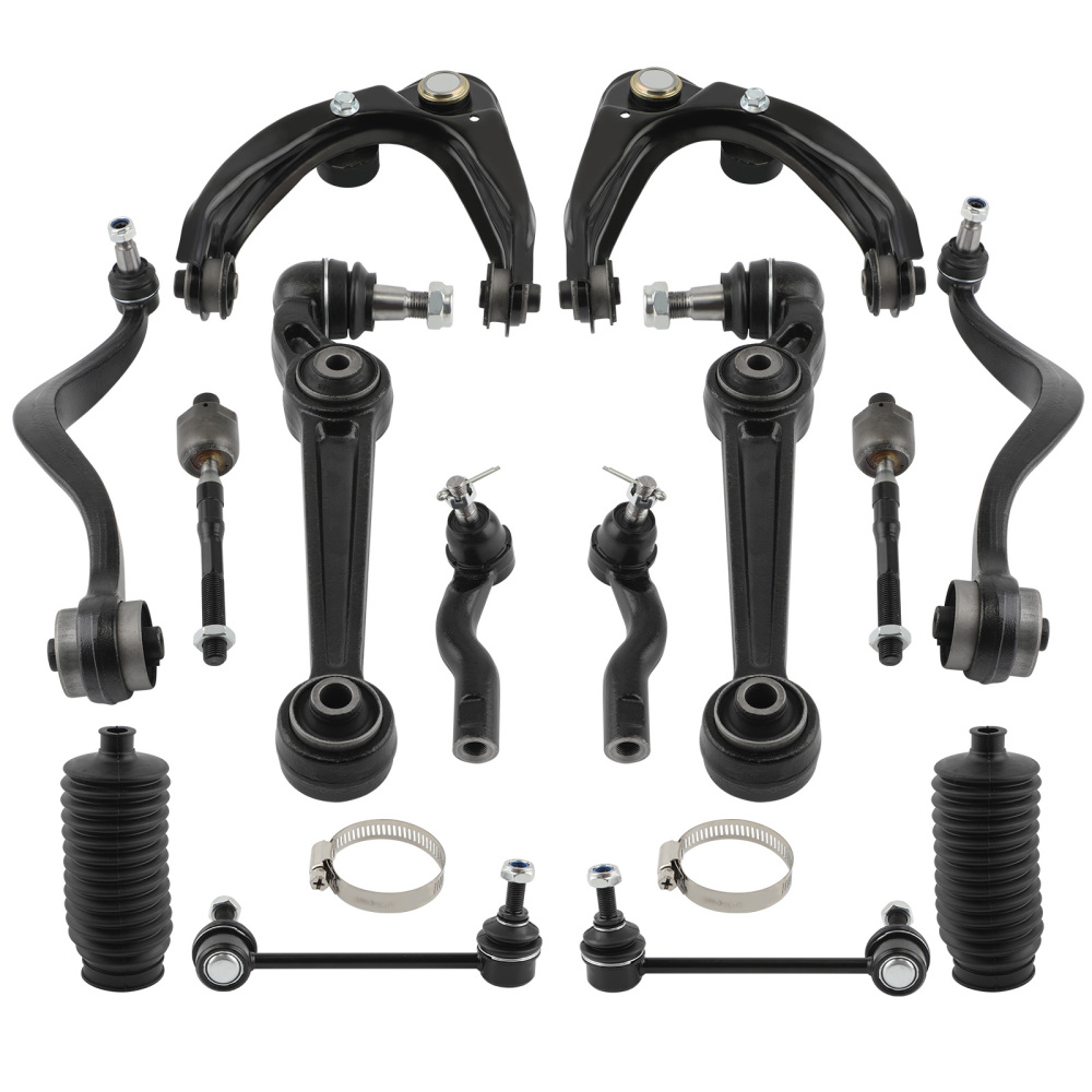 14pcs Front Upper Lower Control Arm Sway Bar compatible for Ford Fusion compatible for Lincoln 2007-2009