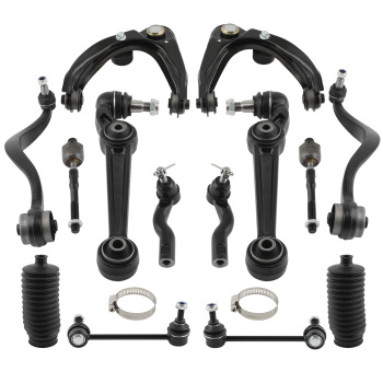 14pcs Front Upper Lower Control Arm Sway Bar compatible for Ford Fusion compatible for Lincoln 2007-2009