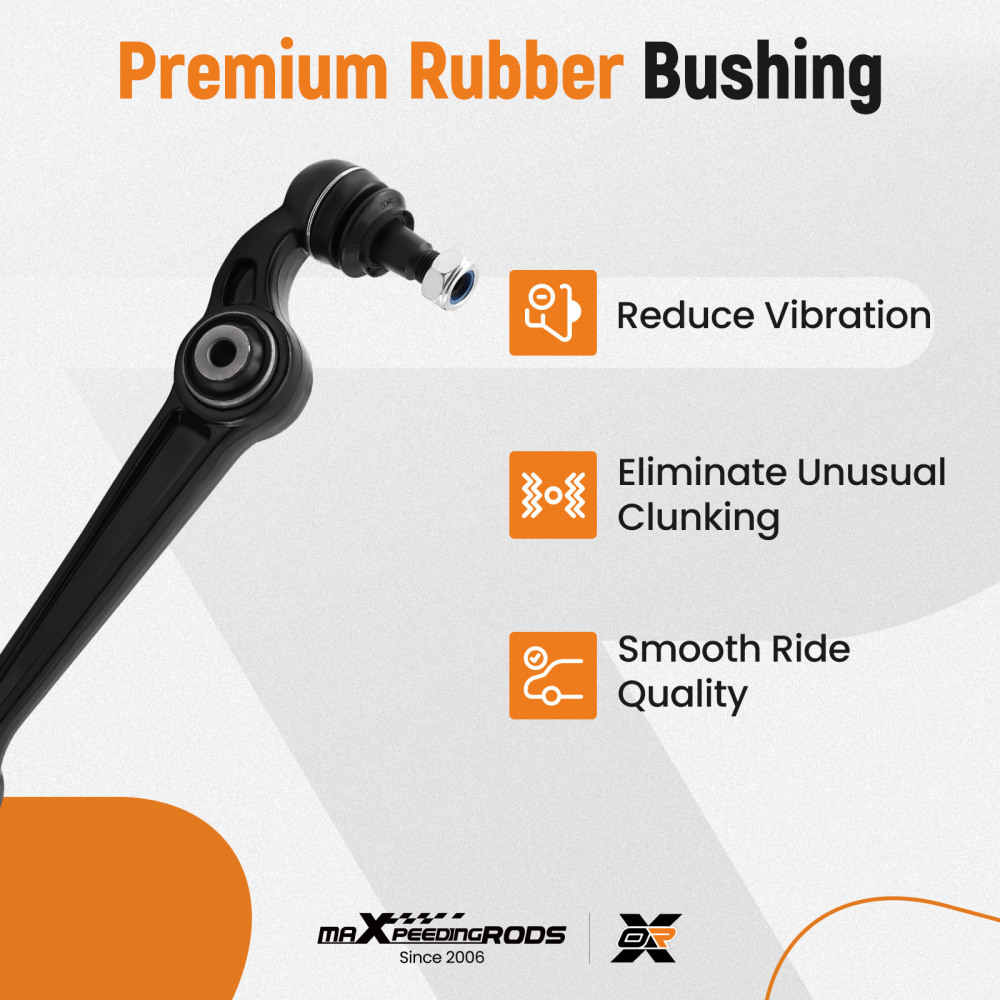 2x Suspension Front Lower Control Arm W/ball Joints compatible for Lincoln Mkz 2007 - 2012