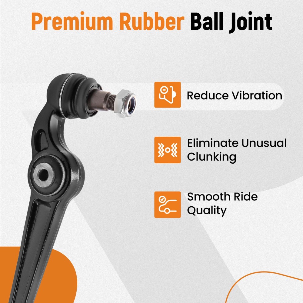 Front Upper and Lower Control Arm Forward Rearward compatible for Fusion MKZ Milan 2007-2012