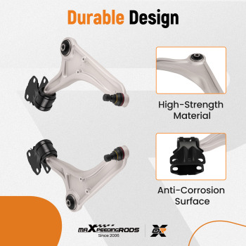 Front Suspension Lower Control Arm Kit compatible for Ford Fusion compatible for Lincoln MKZ 2013-2020