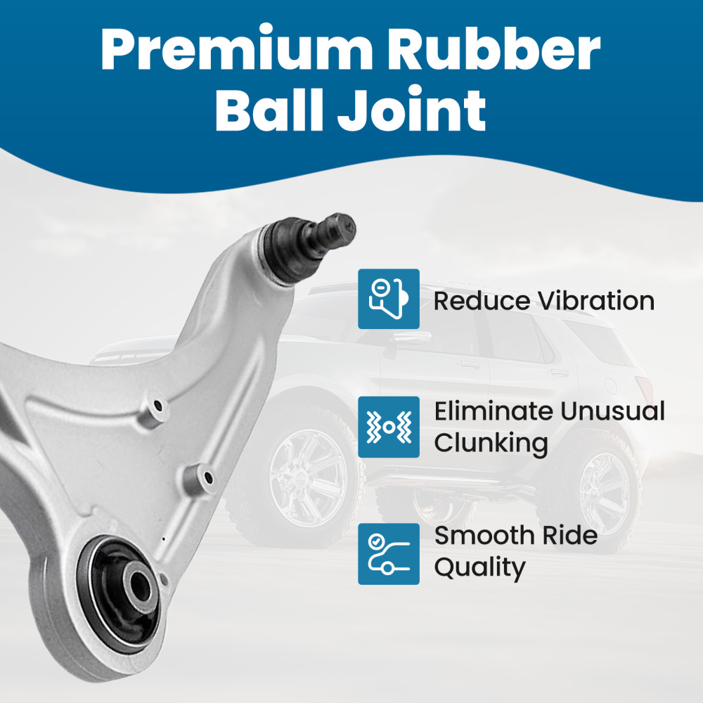 8x Front Lower Control Arms Ball Joint Tierods compatible for Ford Fusion compatible for Lincoln MKZ 13-17