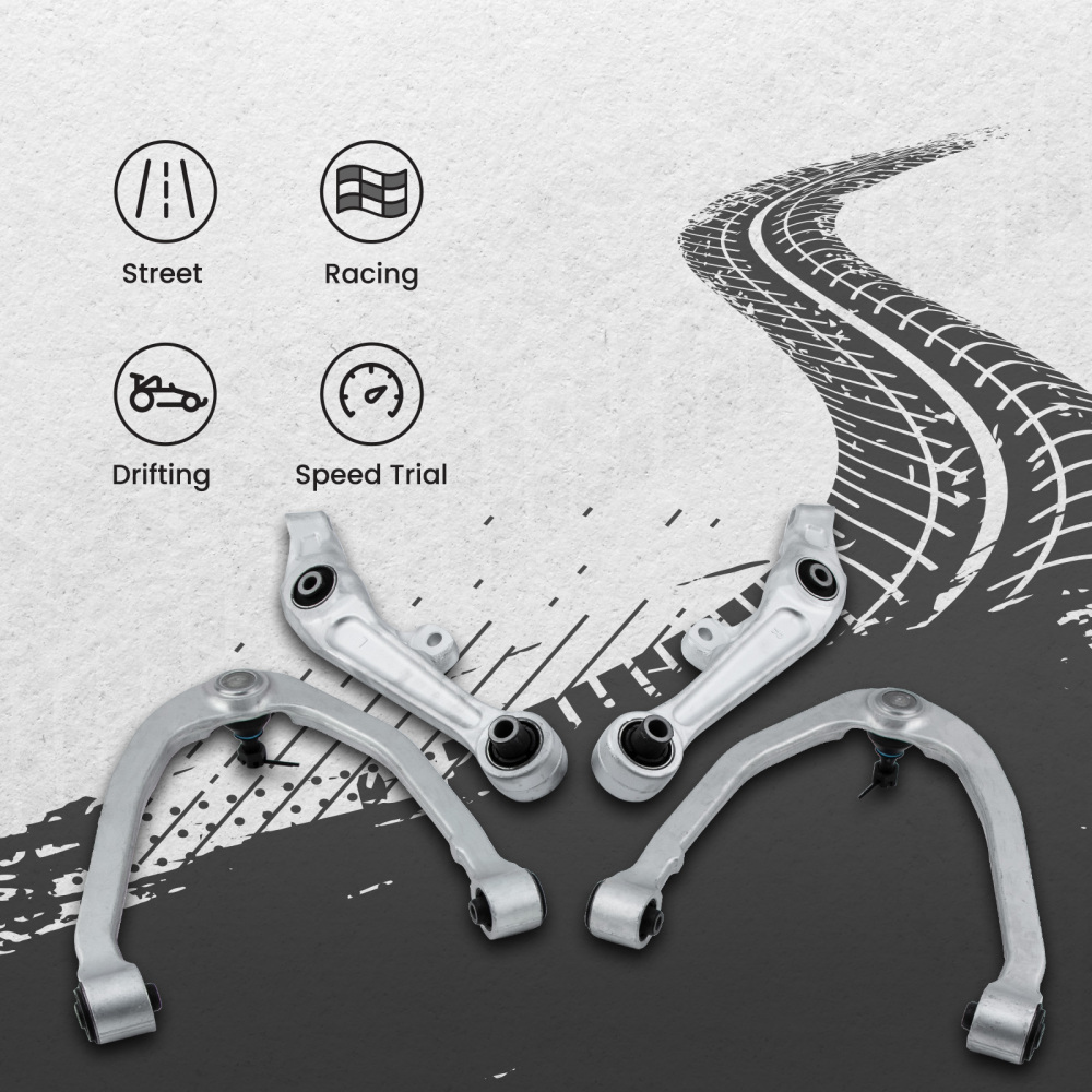 12x Front Lower Control Arms Assembly compatible for Infiniti G35 Coupe 2-Door RWD 2003-07