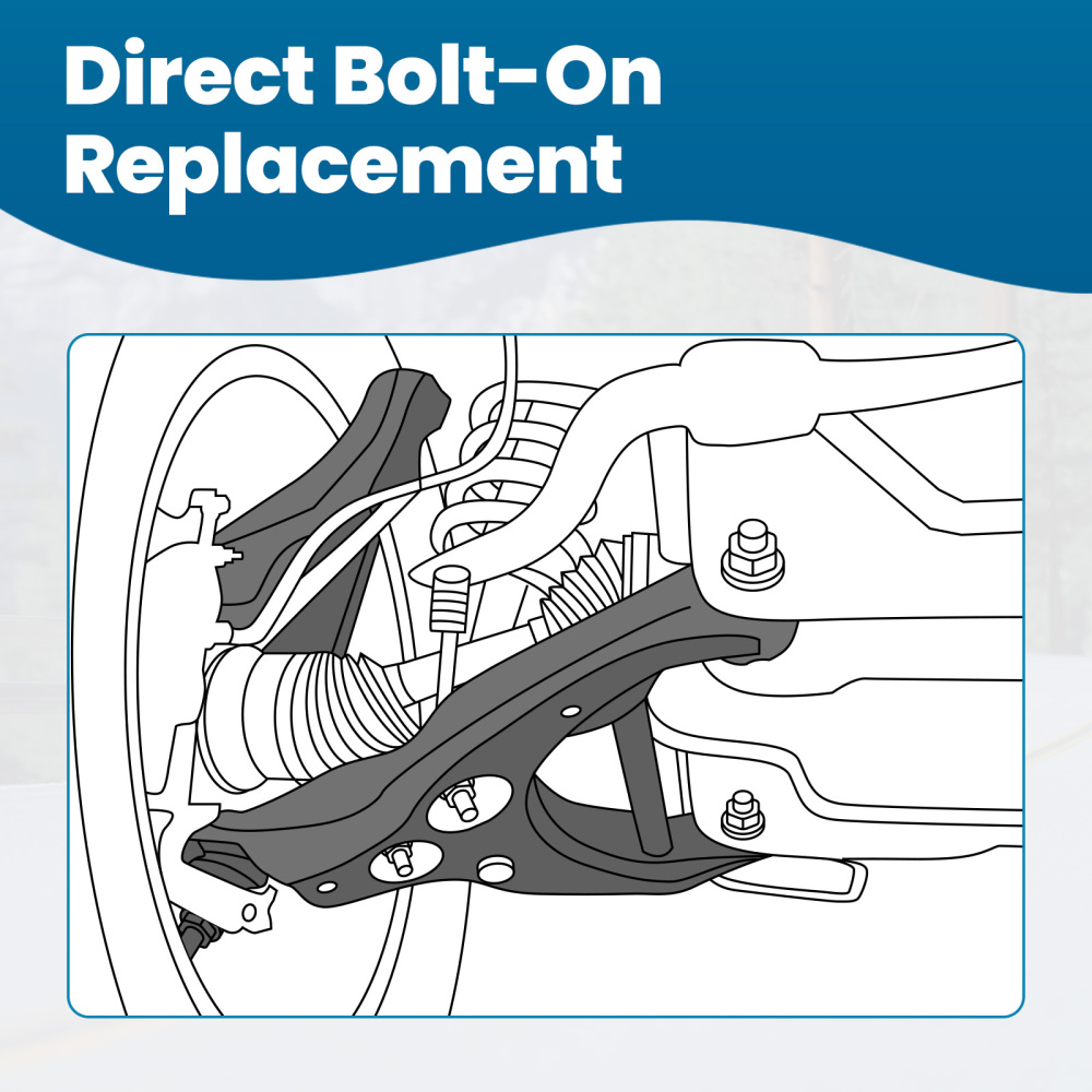 Lower Front Wishbones Suspension Control Arms compatible para Nissan 350Z 2002-2009 Pair