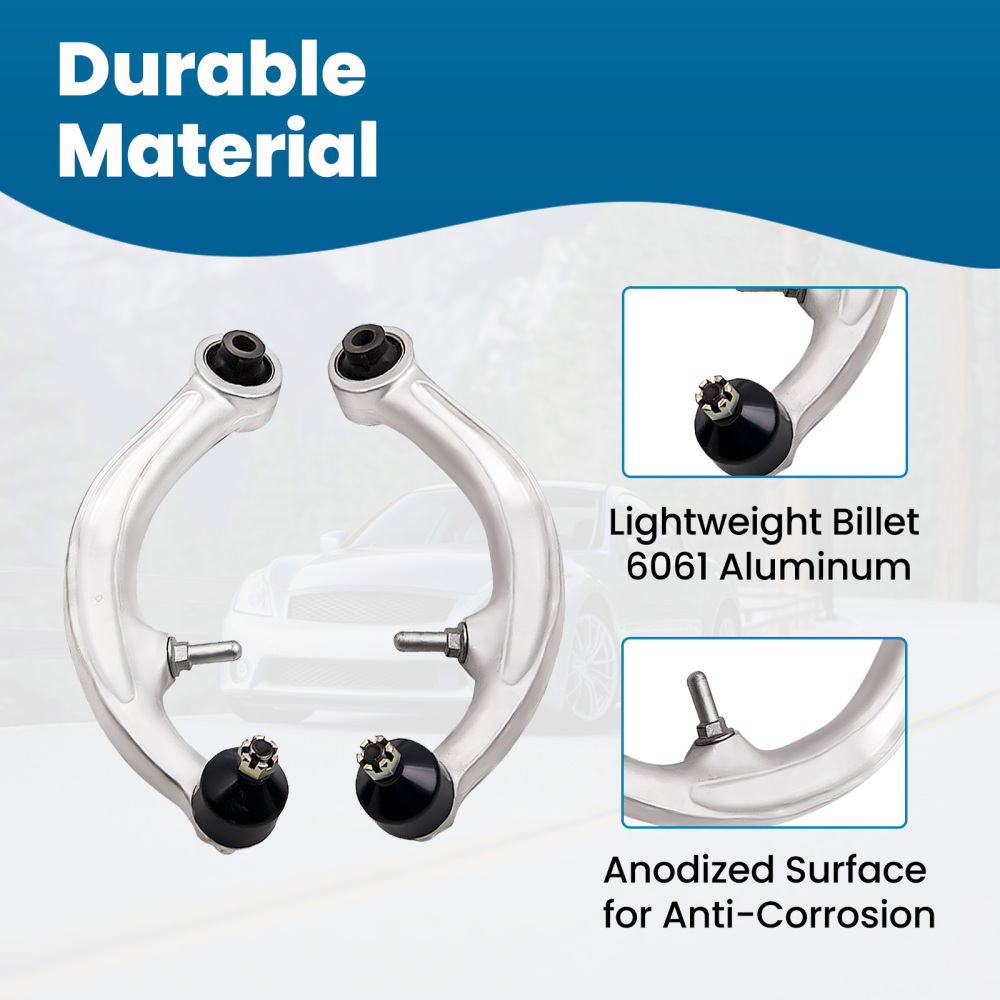 Lower Front Wishbones Suspension Control Arms compatible para Nissan 350Z 2002-2009 Pair