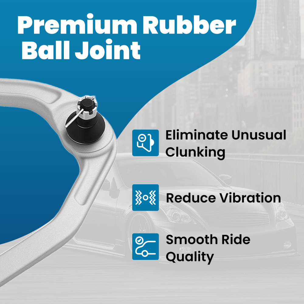 8 Pcs Front Upper & Lower Control Arm compatible for Infiniti G35 2003 - 2006 RWD