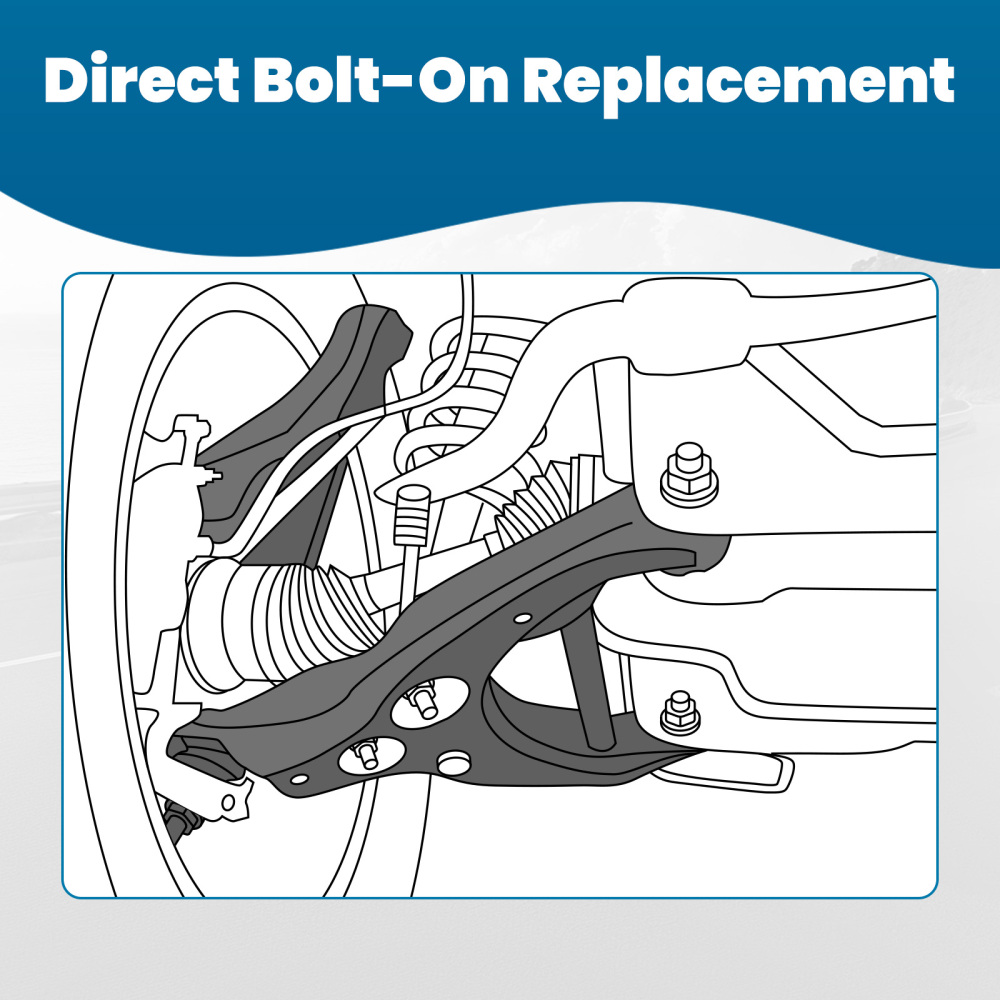 8 Pcs Front Upper & Lower Control Arm compatible for Infiniti G35 2003 - 2006 RWD