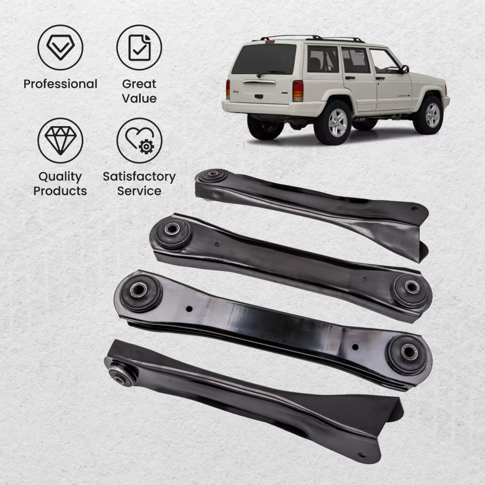 ABC front Upper and Lower Control Arm Assembly compatible for Jeep Grand Cherokee 1993 - 1998 suspension arms