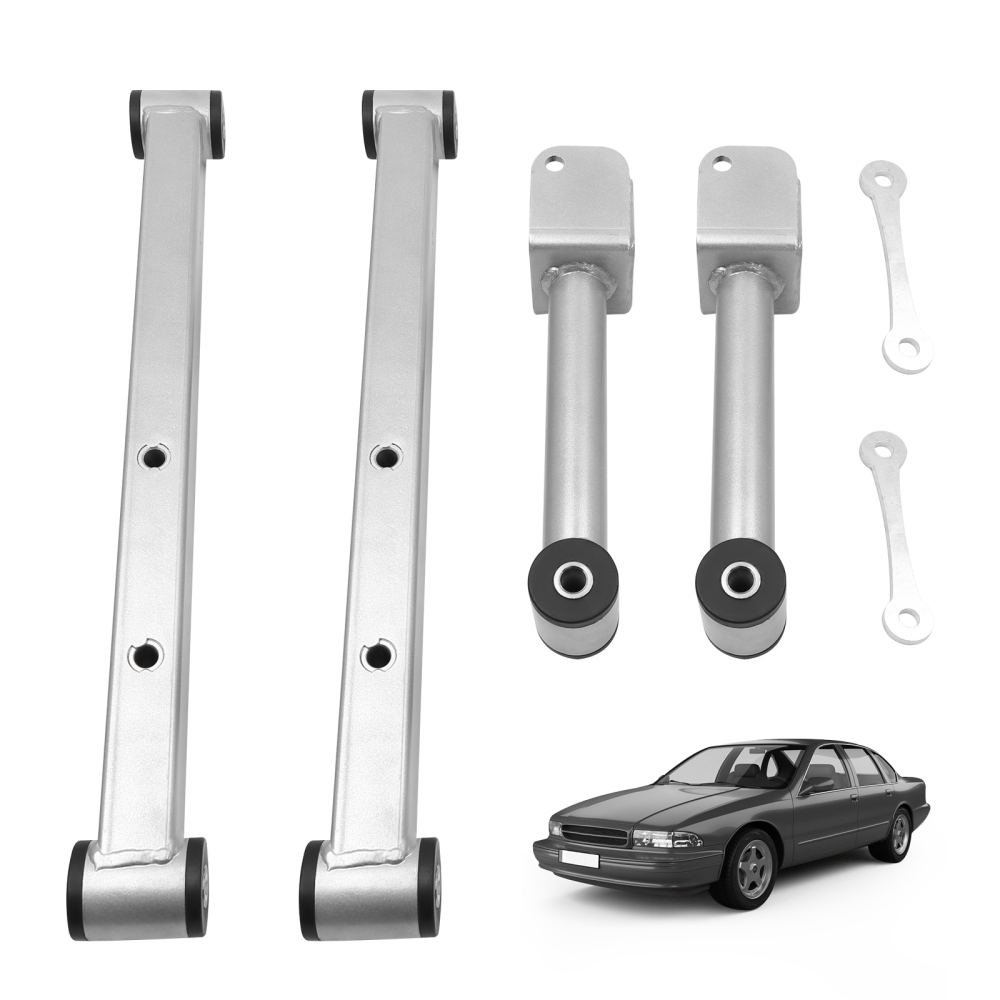 4x Left Right Rear LowerUpper Control Arm compatible for Chevrolet Caprice 1978 - 1996